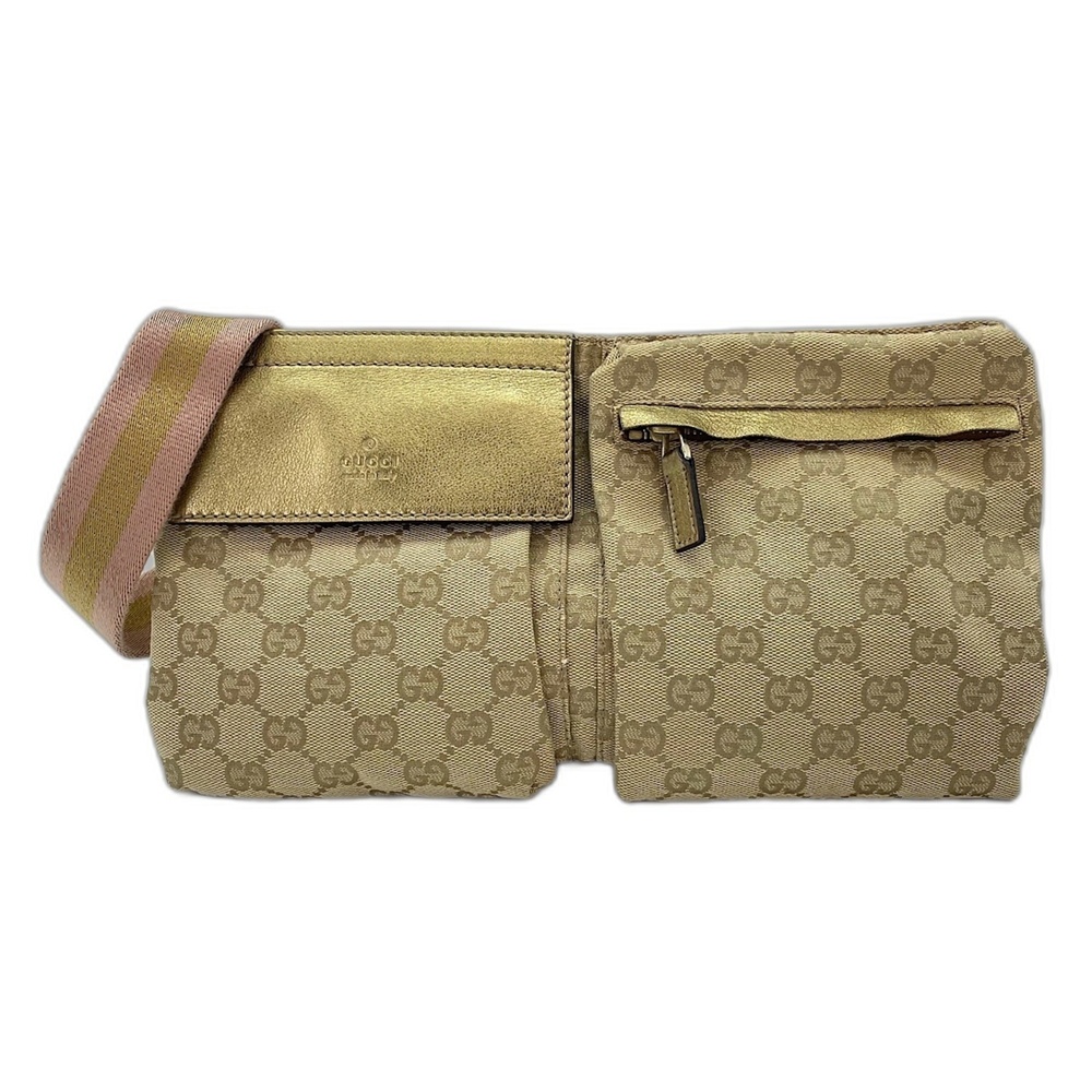 GUCCI waist bag, beige